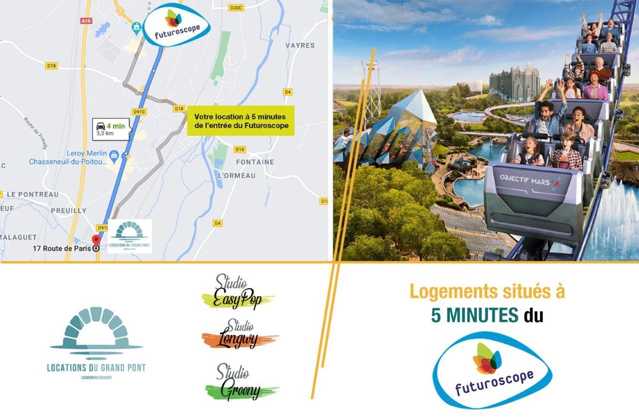 Locations Du Grand Pont - Appart Hotel Poitiers - Futuroscope Chasseneuil-du-Poitou Εξωτερικό φωτογραφία
