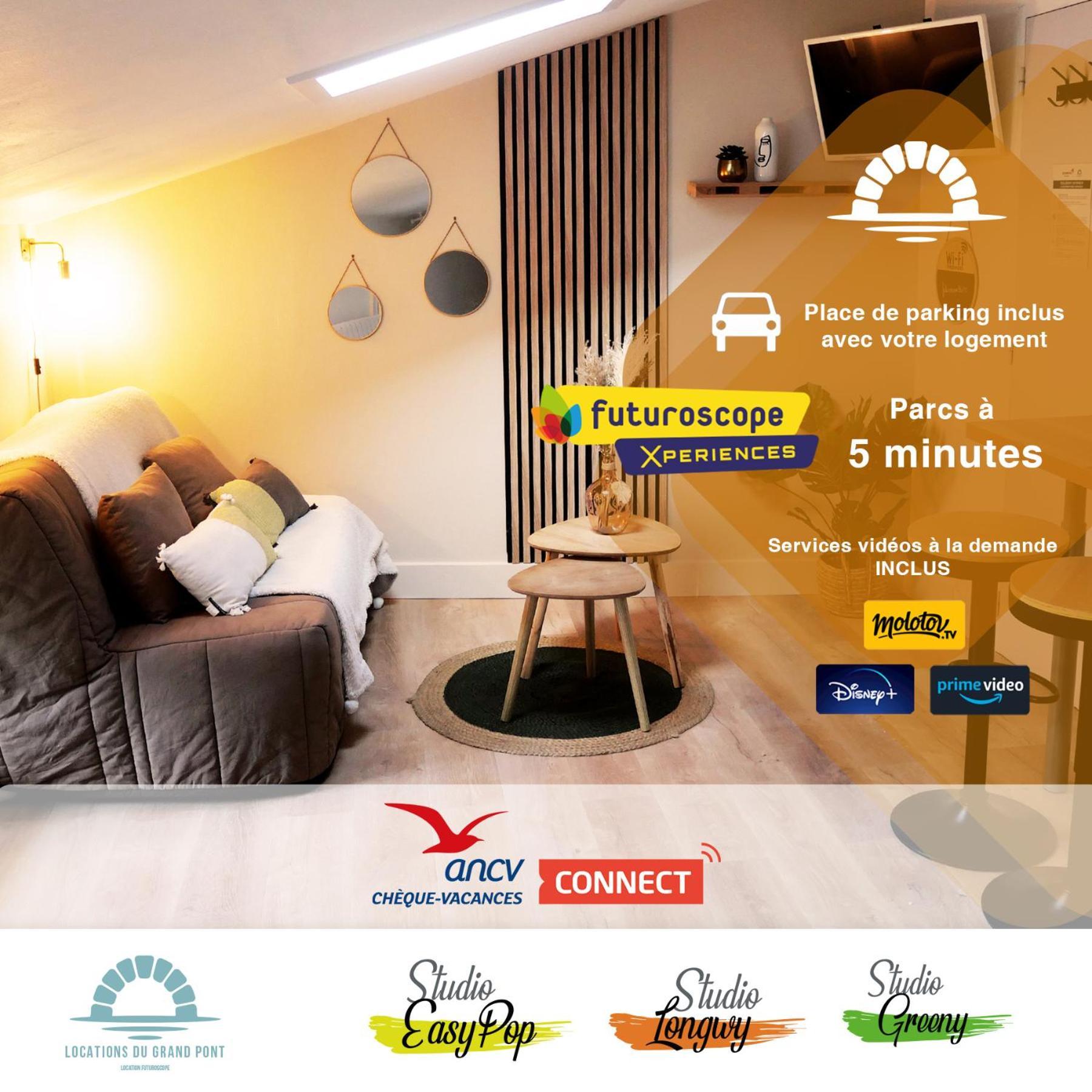 Locations Du Grand Pont - Appart Hotel Poitiers - Futuroscope Chasseneuil-du-Poitou Εξωτερικό φωτογραφία